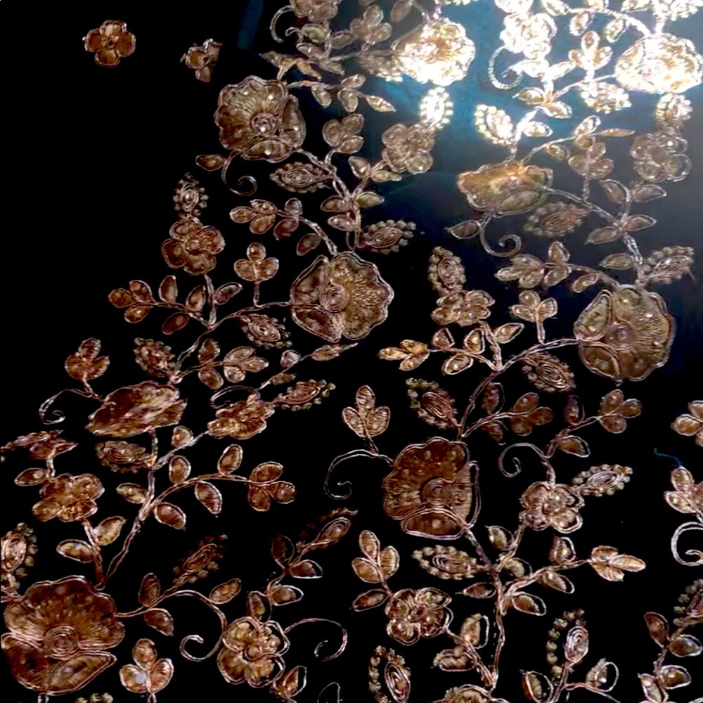 Green Gold Pink Balck Gold Indian Dress